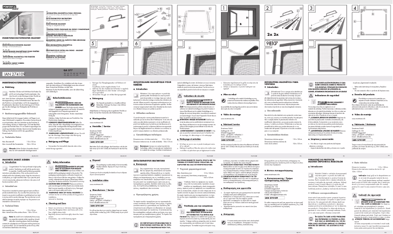 Page n°1 - Manuel utilisateur Powerfix QA 377
