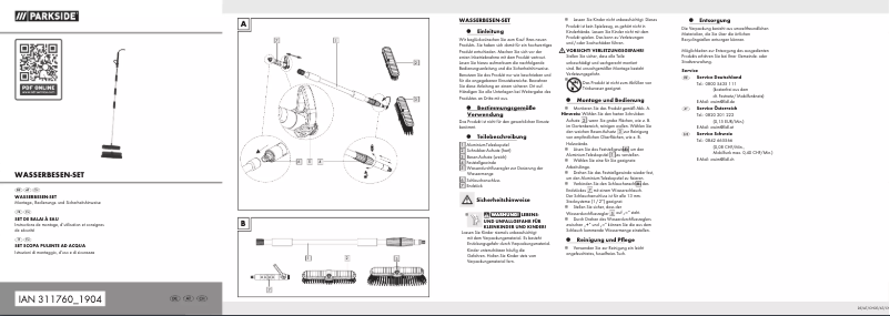 Image de la première page du manuel de l'appareil IAN 311760
