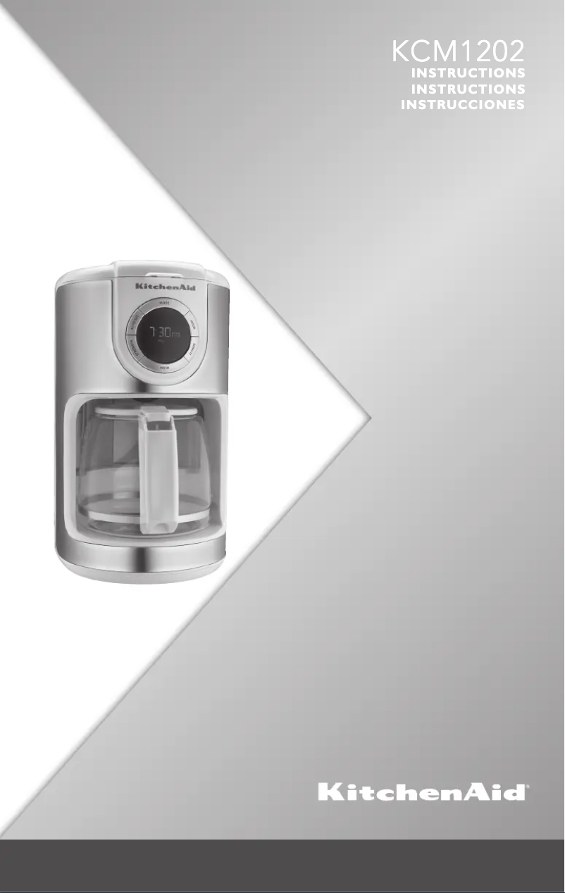 Page n°1 - Manuel utilisateur KitchenAid KCM1202OB