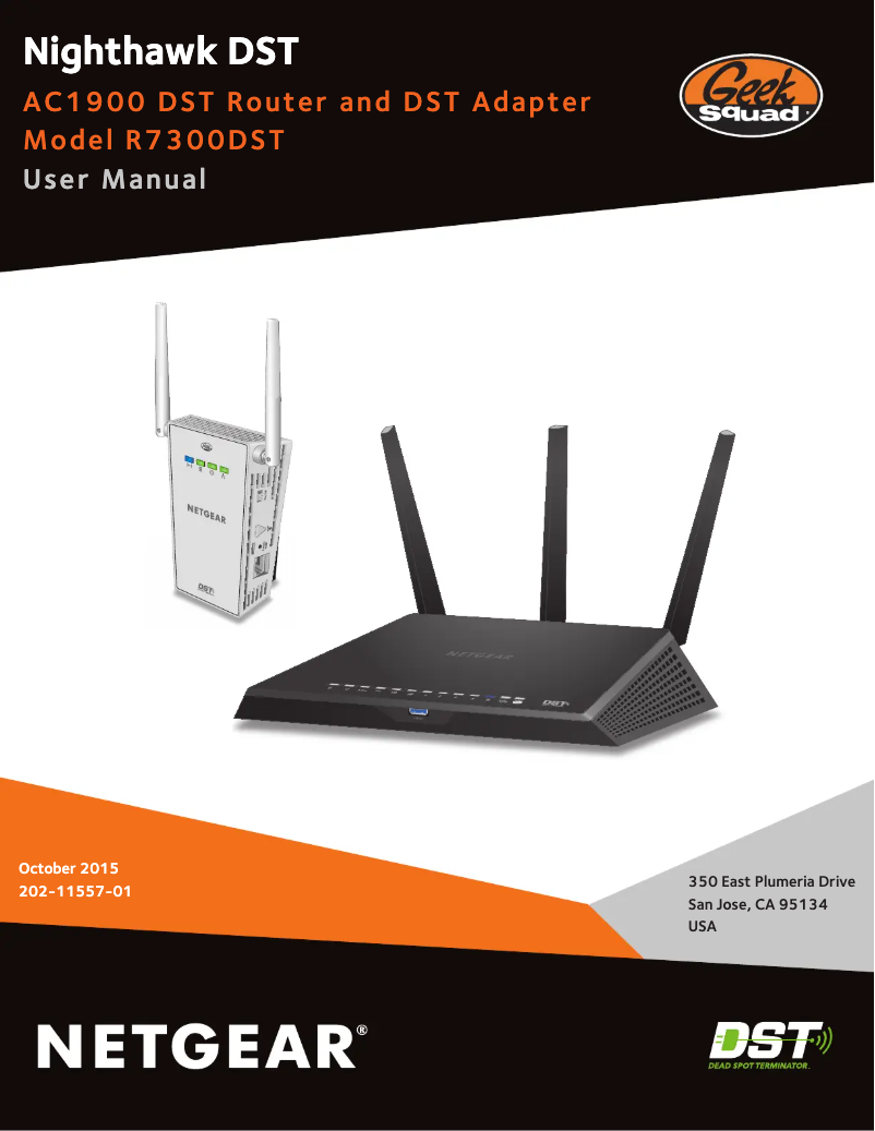 Page n°1 - Manuel utilisateur Netgear Nighthawk R7300DST