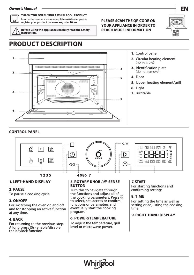 Imagen de la primera página del manual del dispositivo WMW57DHMW