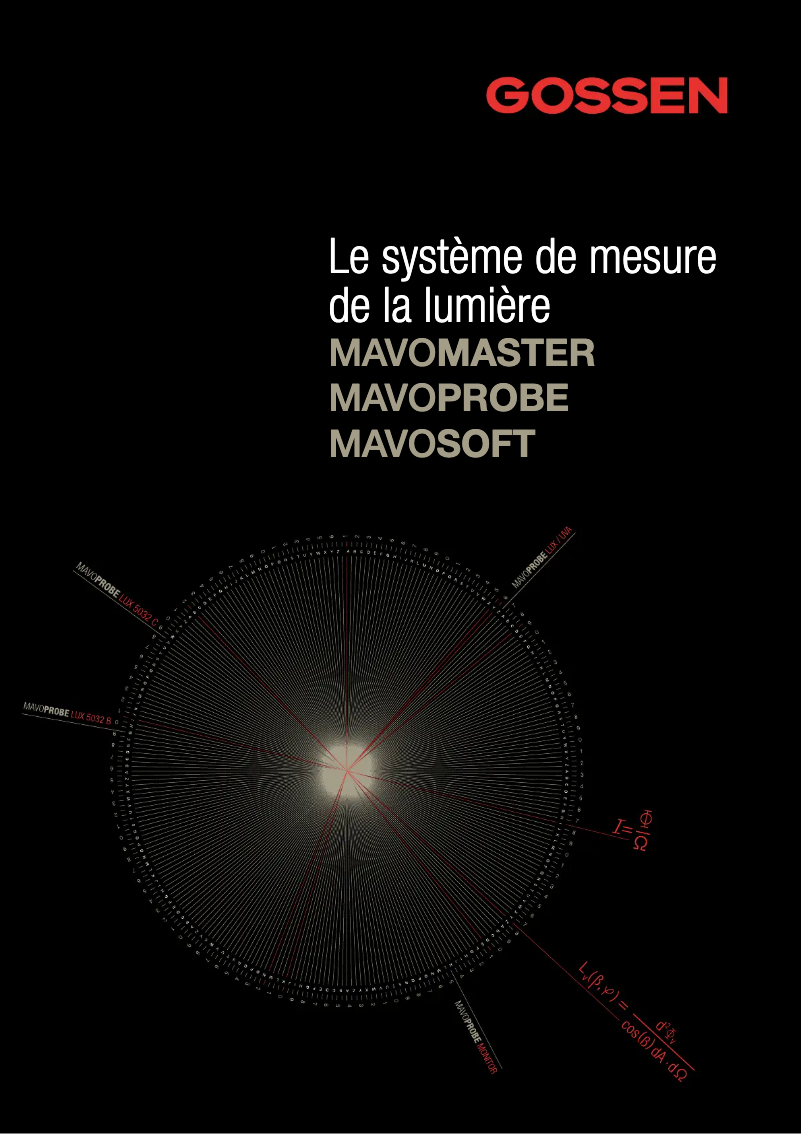 Image de la première page du manuel de l'appareil MAVOMASTER–MAVOPROBE