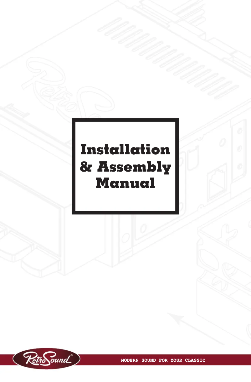 Page n°1 - Manuel utilisateur RetroSound Santa Cruz M1A