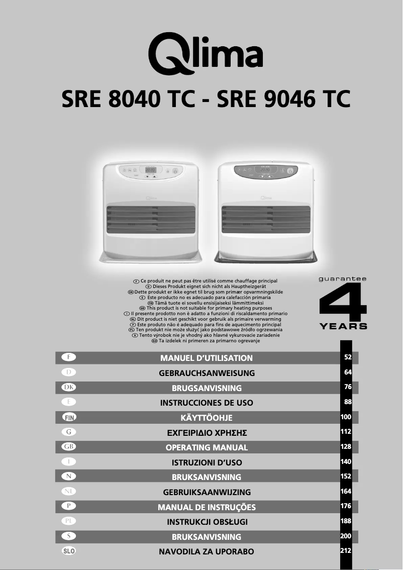 Image de la première page du manuel de l'appareil SRE 9046 TC