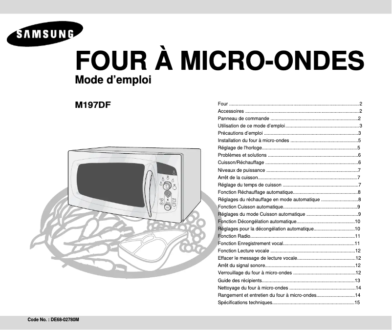 Página 1 del manual Manual de usuario Samsung M197DF