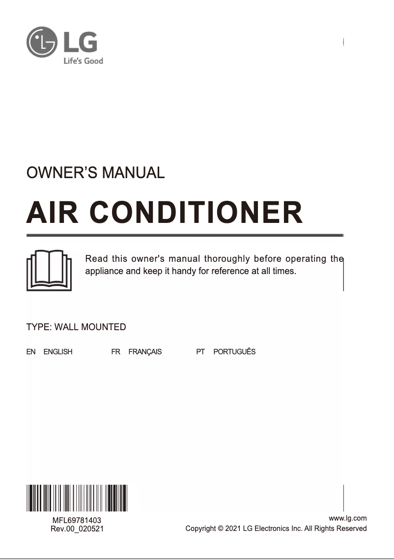 Page 1 de la notice Manuel utilisateur LG S4NQ24K23QE