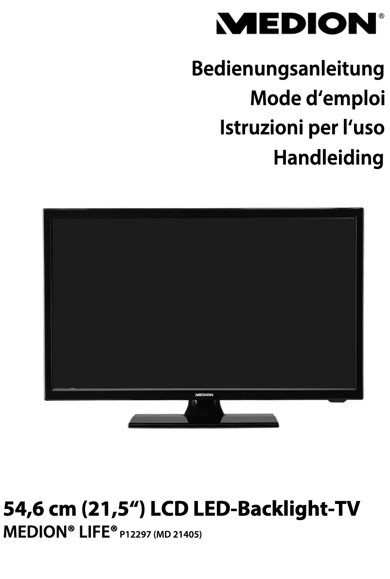 Image de la première page du manuel de l'appareil LIFE P12294 (MD 21405)
