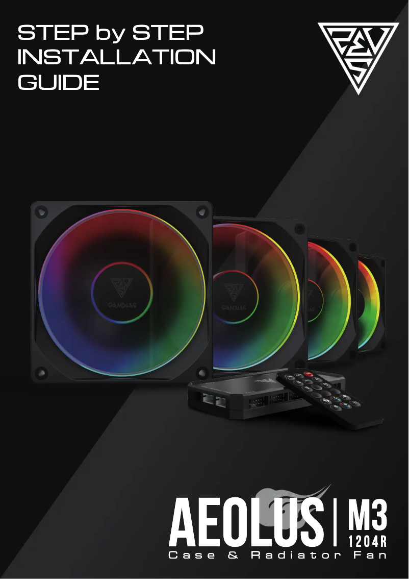 Page 1 de la notice Manuel utilisateur Gamdias Aeolus M3-1204R