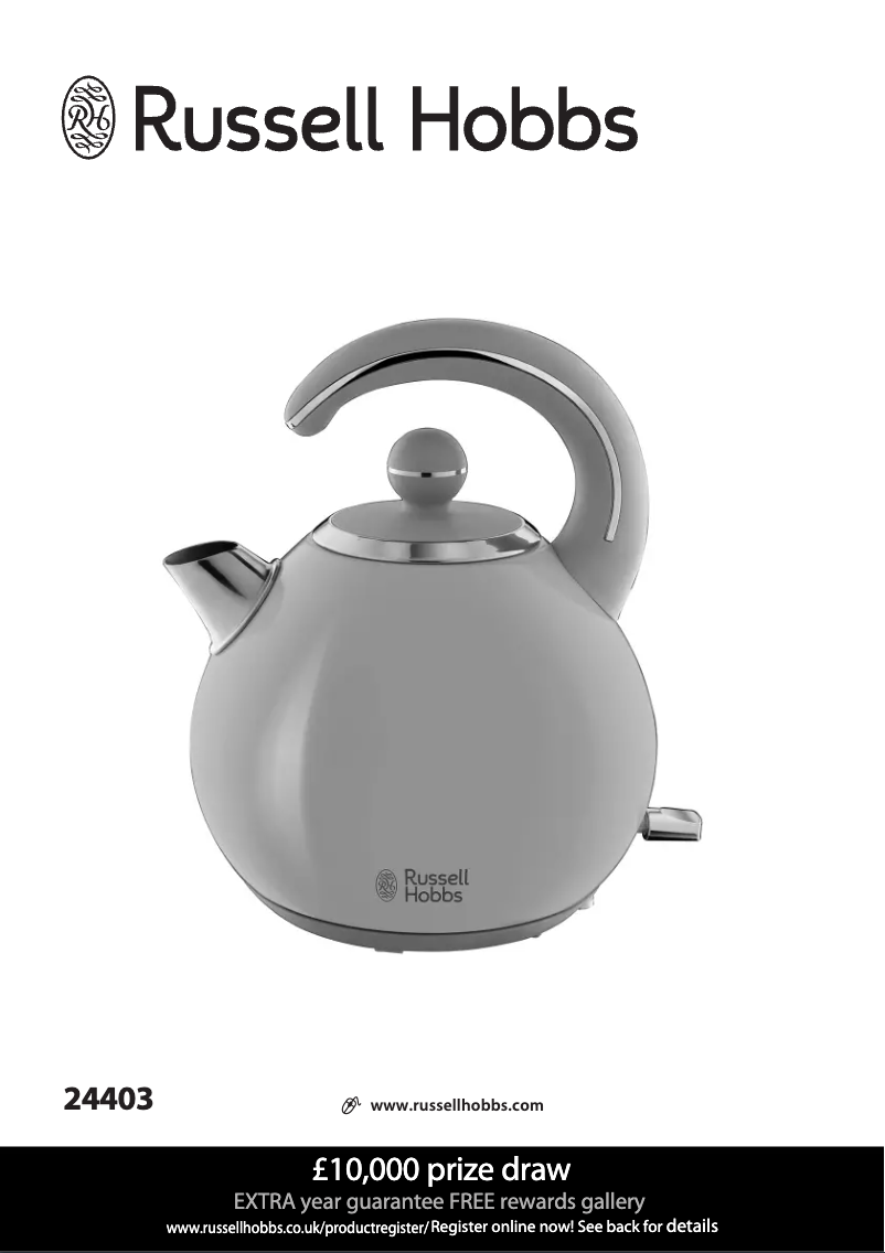 Page n°1 - Manuel utilisateur Russell Hobbs Bubble 24403