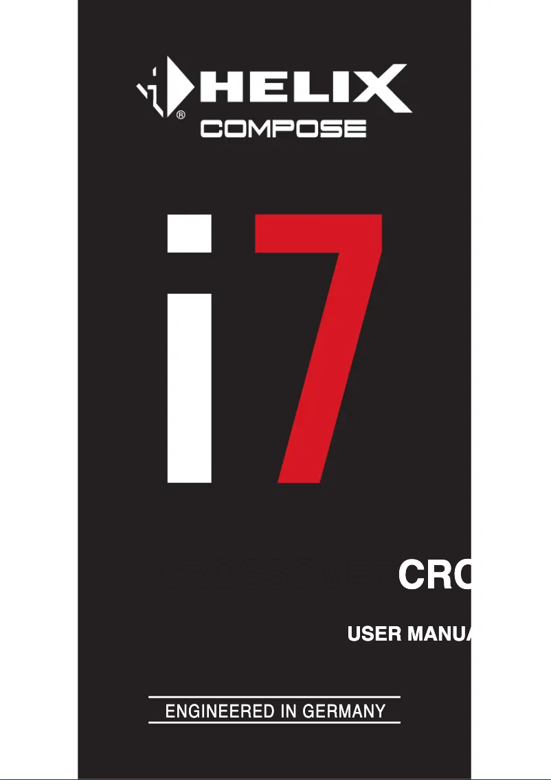 Página 1 del manual Manual de usuario Helix Compose Ci7 FX-UNI.2