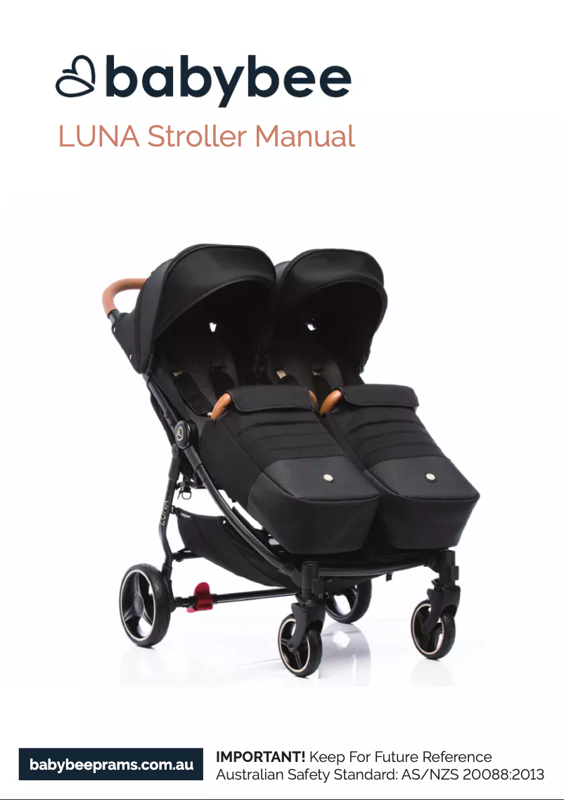 Page 1 de la notice Manuel utilisateur Babybee Luna