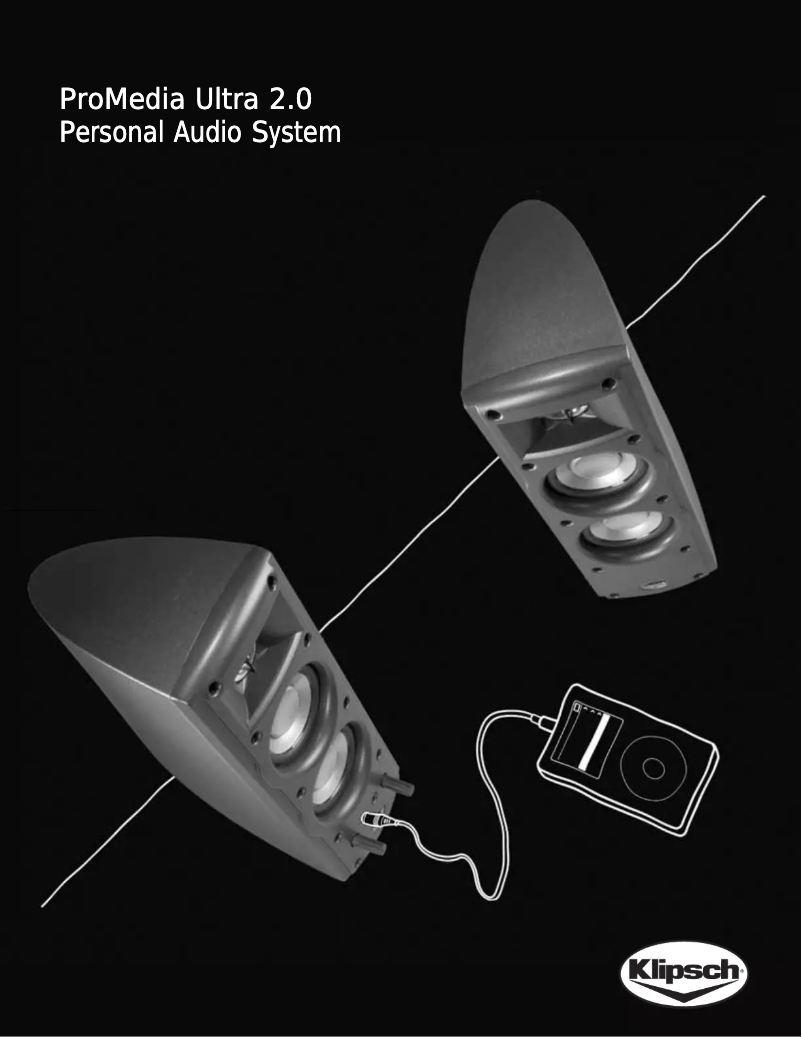 Image de la première page du manuel de l'appareil ProMedia Ultra 2.0