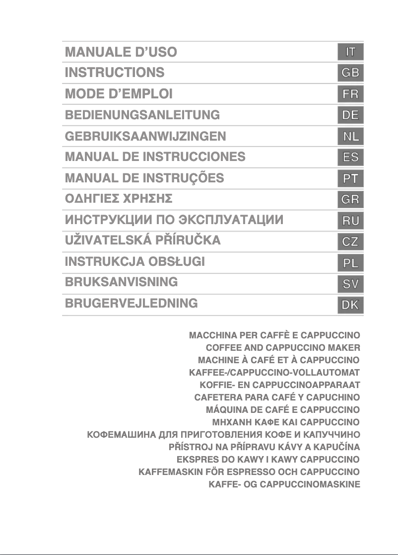 Page 1 de la notice Manuel utilisateur Smeg CMS45X