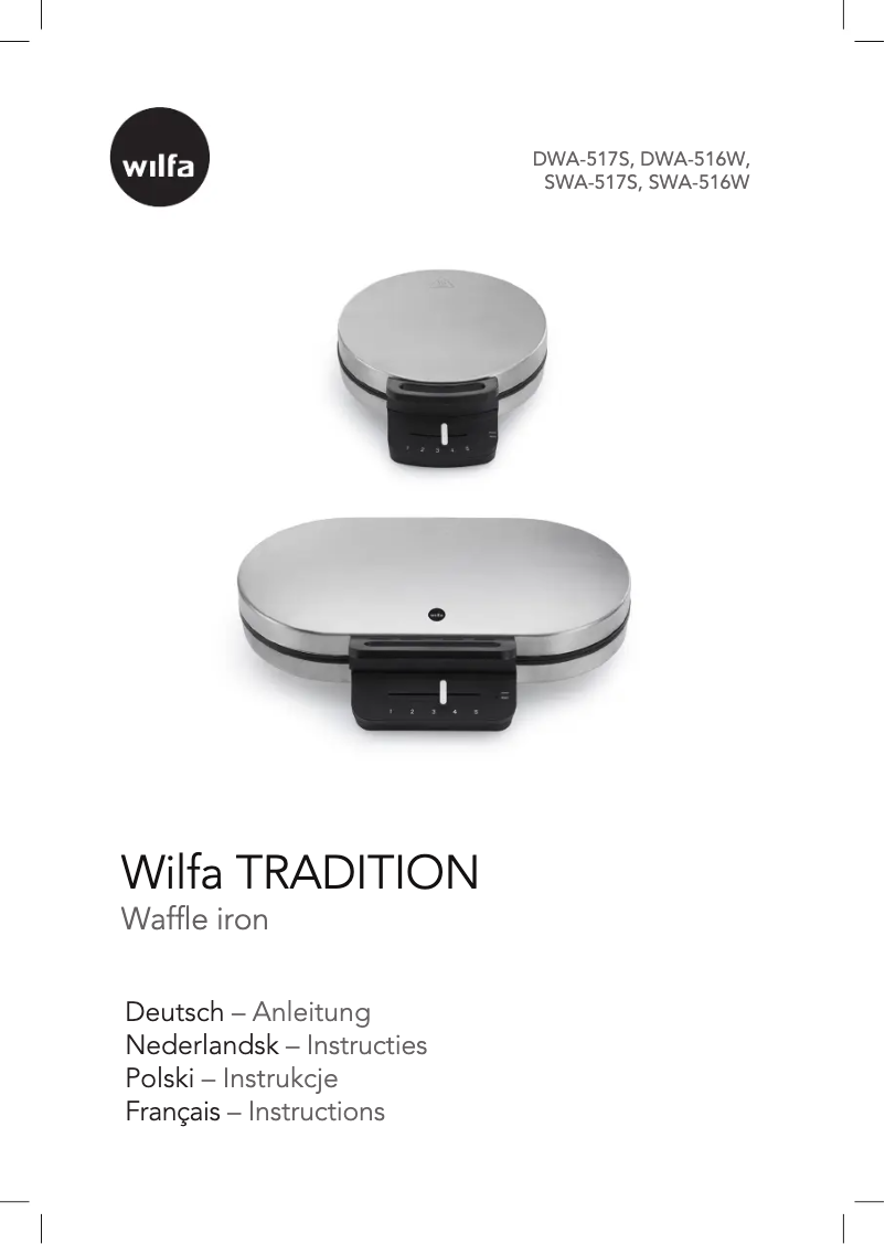 Page n°1 - Manuel utilisateur Wilfa Tradition DWA-517S