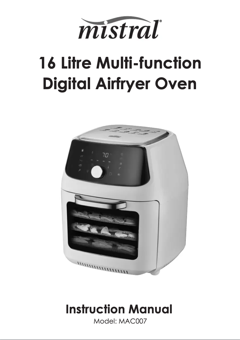 Página 1 del manual Manual de usuario Mistral MAC007