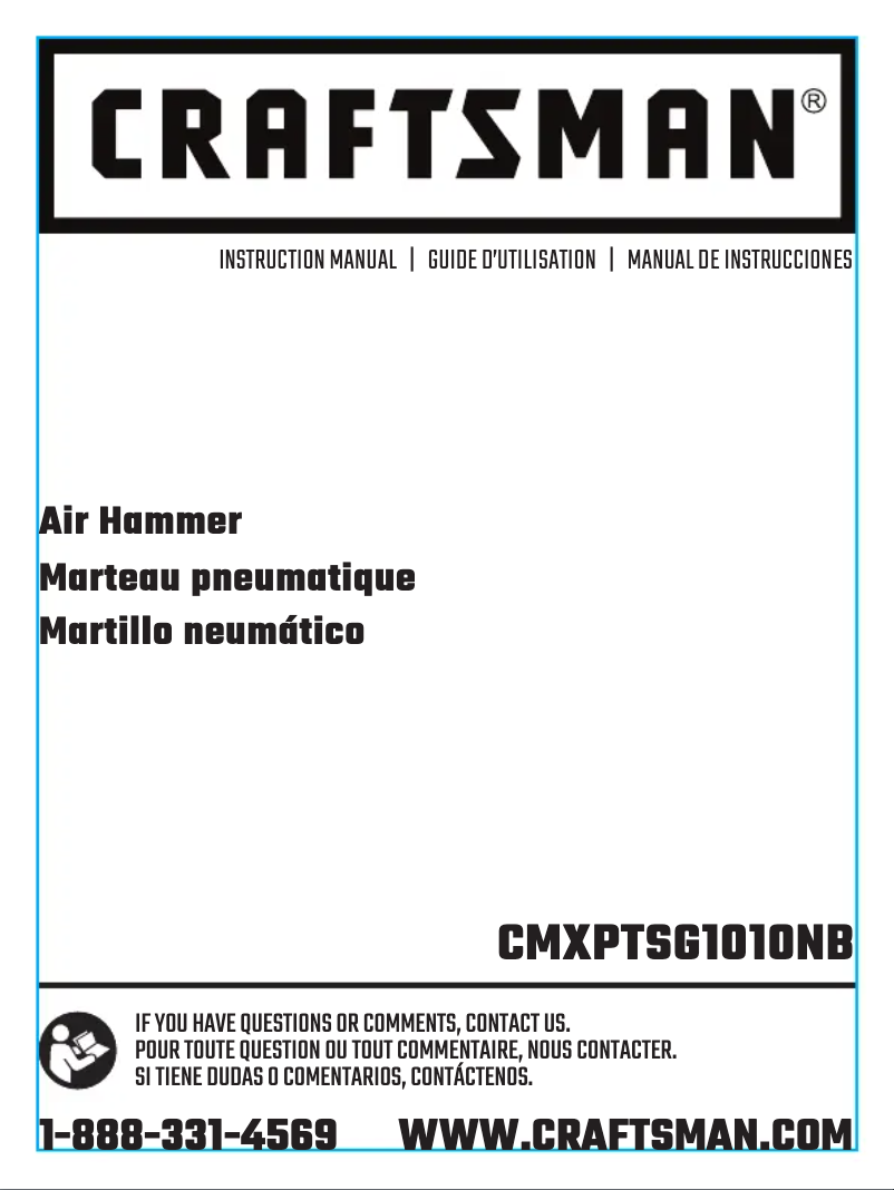 Page n°1 - Manuel utilisateur Craftsman CMXPTSG1010NB