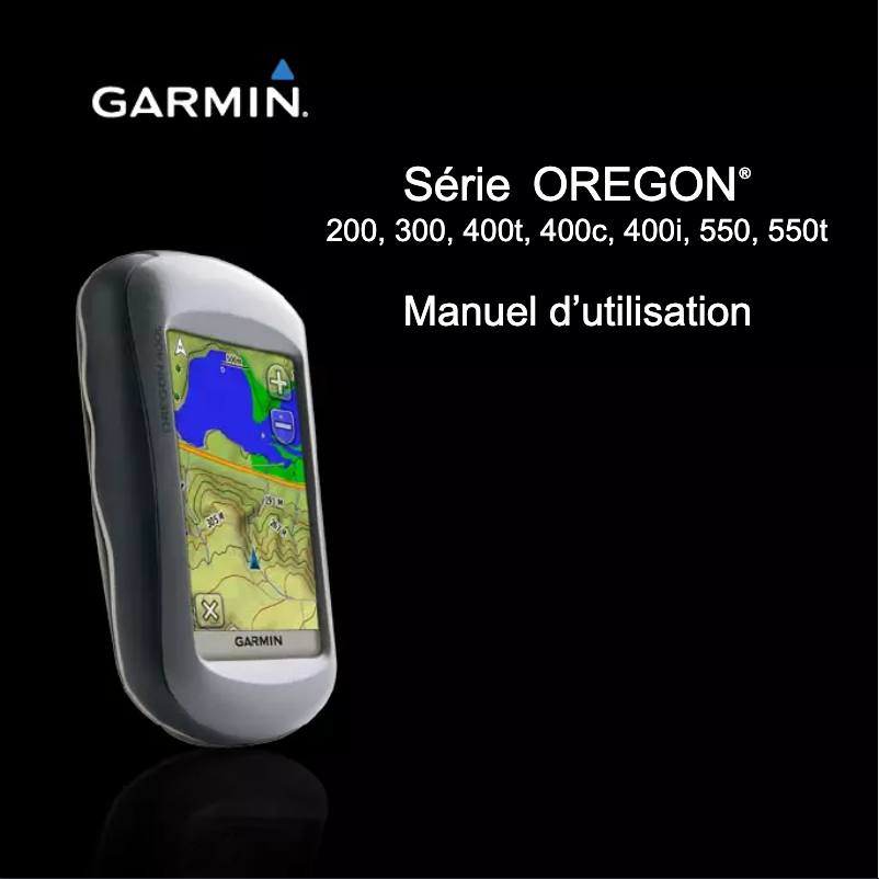 Page 1 de la notice Manuel utilisateur Garmin Oregon 300