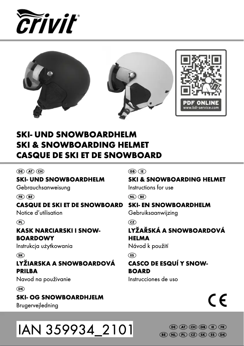 Página 1 del manual Manual de usuario Crivit IAN 359934