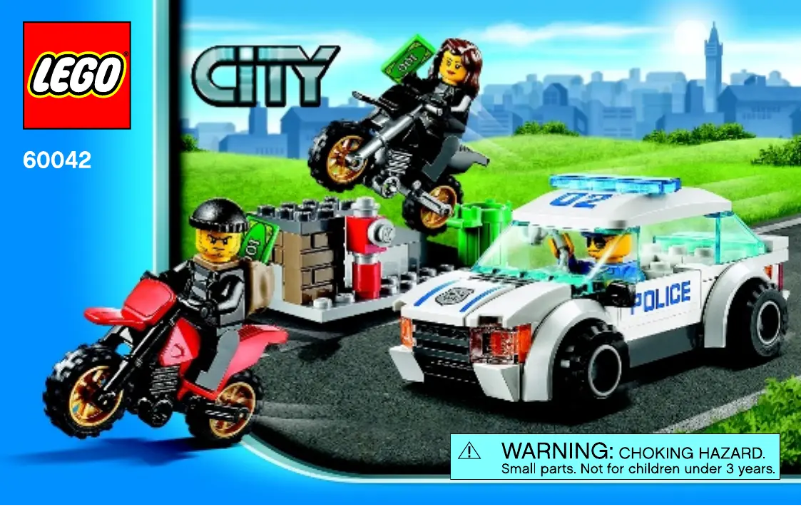 Page 1 de la notice Manuel utilisateur Lego City 60042