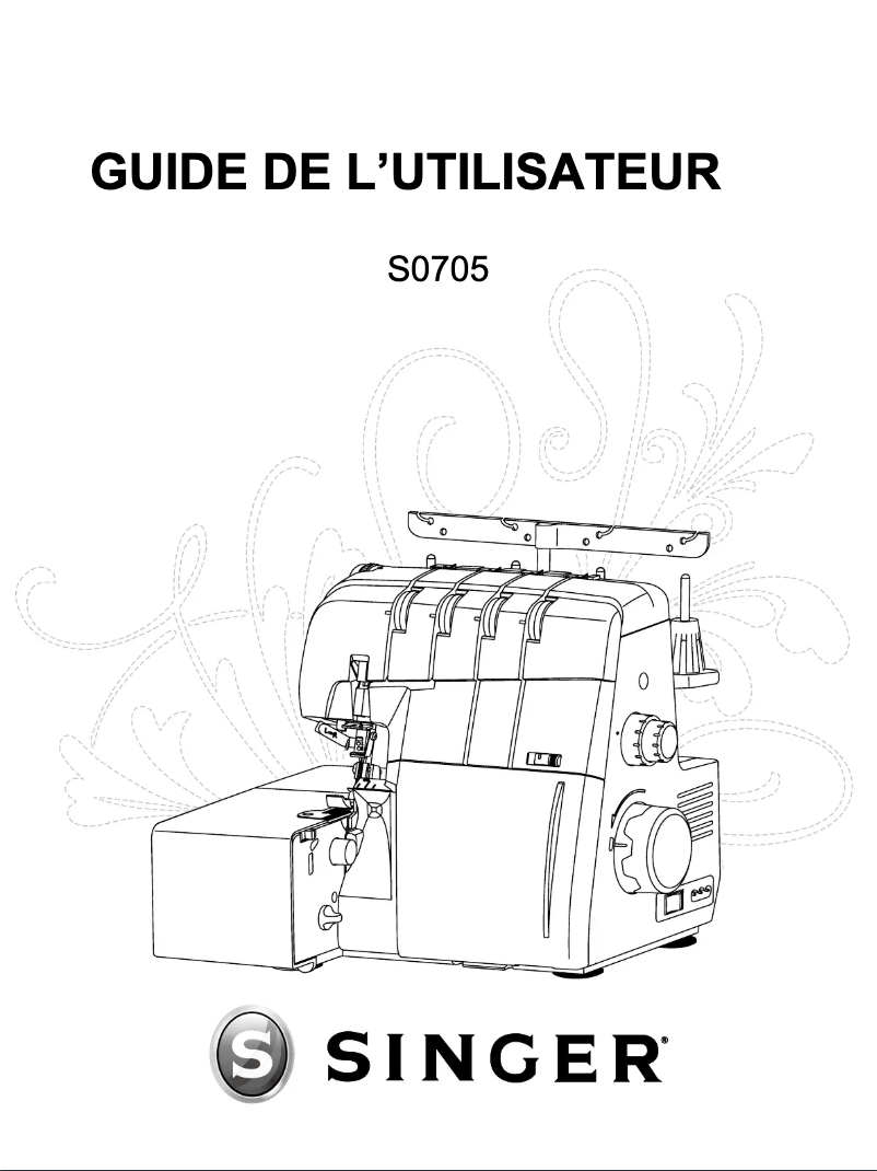 Page n°1 - Manuel utilisateur Singer S0705