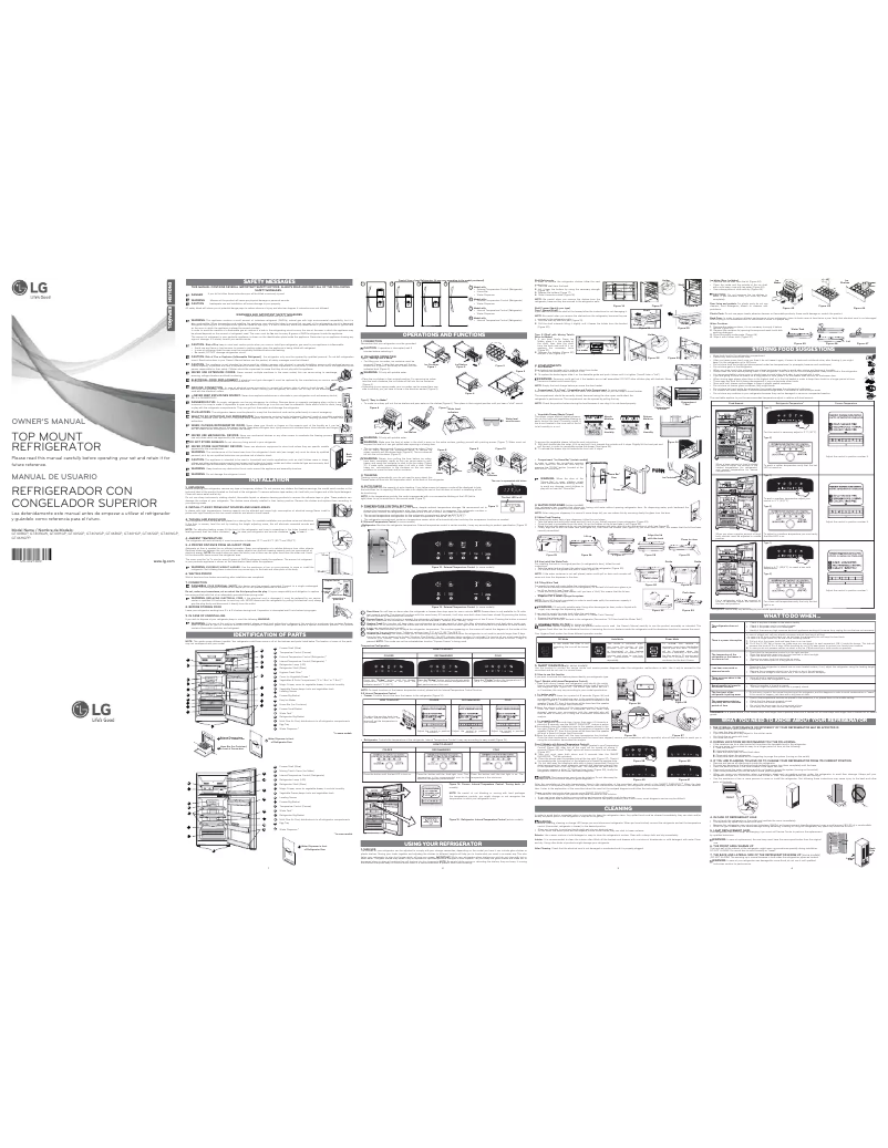 Page 1 de la notice Manuel utilisateur LG GT46HGP