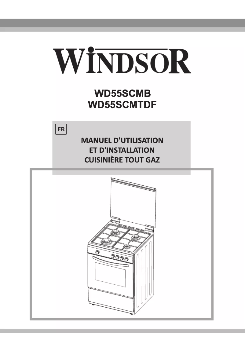 Page 1 de la notice Manuel utilisateur Windsor WD55SCMB