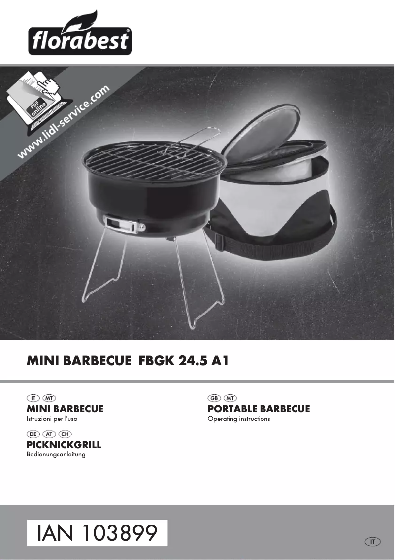 Image de la première page du manuel de l'appareil FBGK 24.5 A1