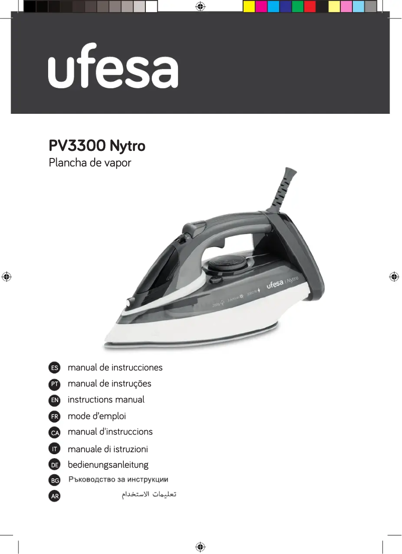 Page 1 de la notice Manuel utilisateur Ufesa Nytro