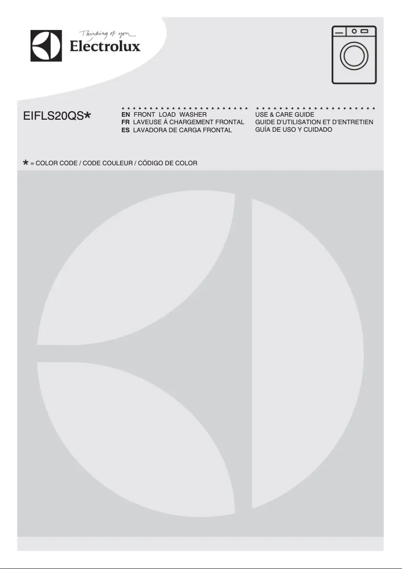 Página 1 del manual Manual de uso y mantenimiento Electrolux EIFLS20QS