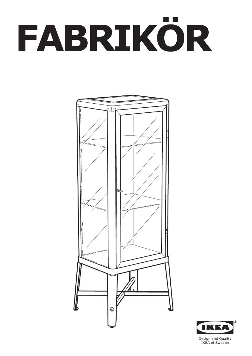 Image de la première page du manuel de l'appareil FABRIKÖR 402.422.95