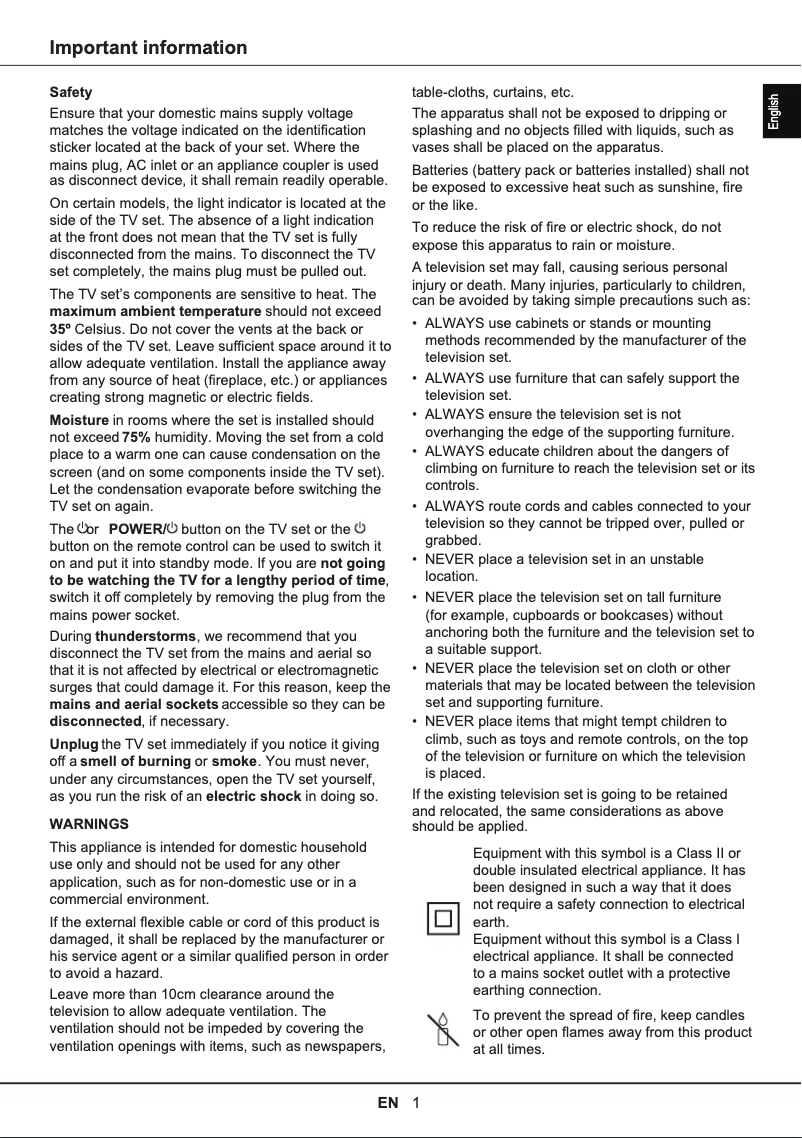 Page 1 de la notice Manuel utilisateur TCL 85C855K