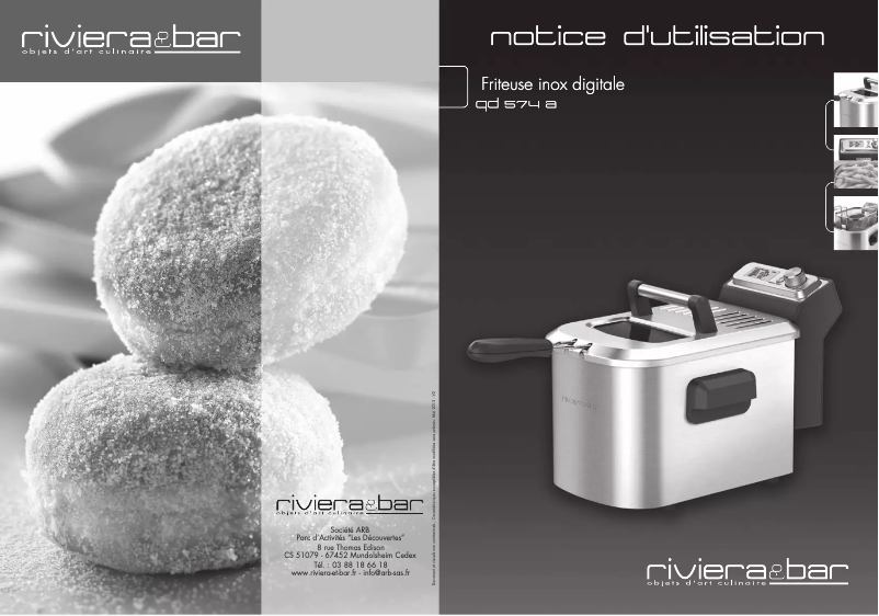 Image de la première page du manuel de l'appareil QD 574 A