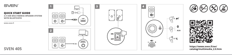 Page n°1 - Guide de démarrage rapide Sven 405