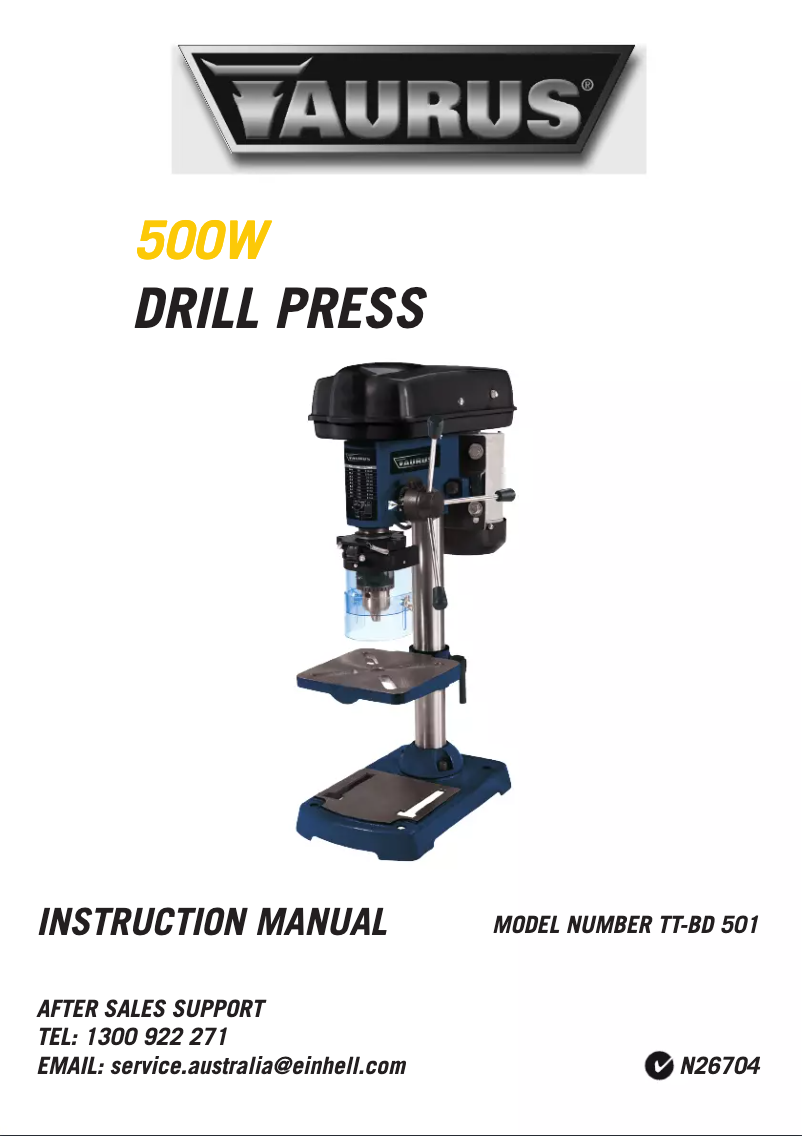 Page 1 de la notice Manuel utilisateur Workzone TT-BD 501