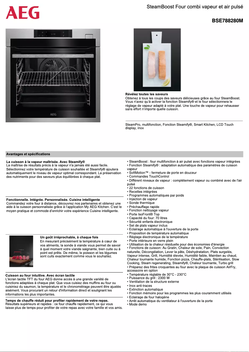 Imagen de la primera página del manual del dispositivo BSE788280M