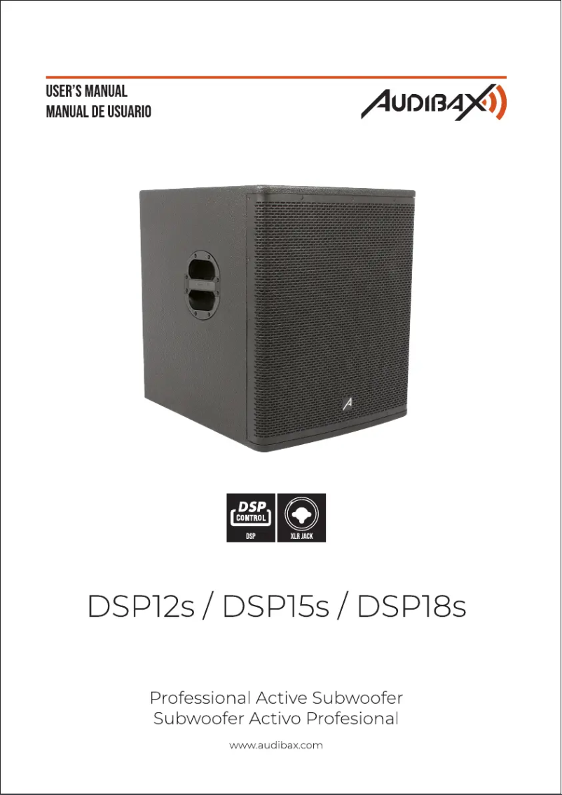 Page n°1 - Manuel utilisateur Audibax DSP15s G2