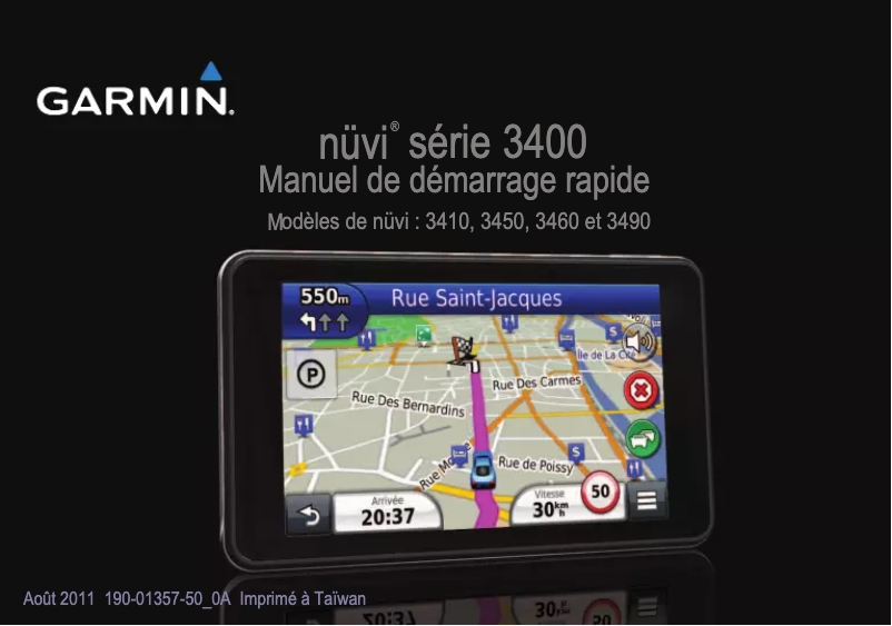 Page n°1 - Manuel utilisateur Garmin Nuvi 3490LT