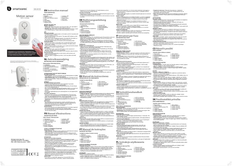 Imagen de la primera página del manual del dispositivo SMA-40150