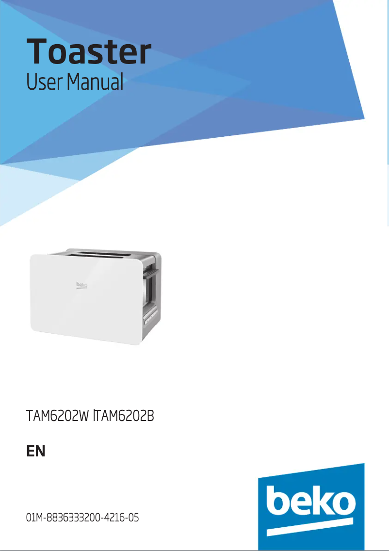 Image de la première page du manuel de l'appareil TAM6202B