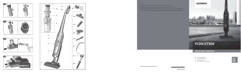 Page 1 de la notice Manuel utilisateur Siemens VCH6XTRM