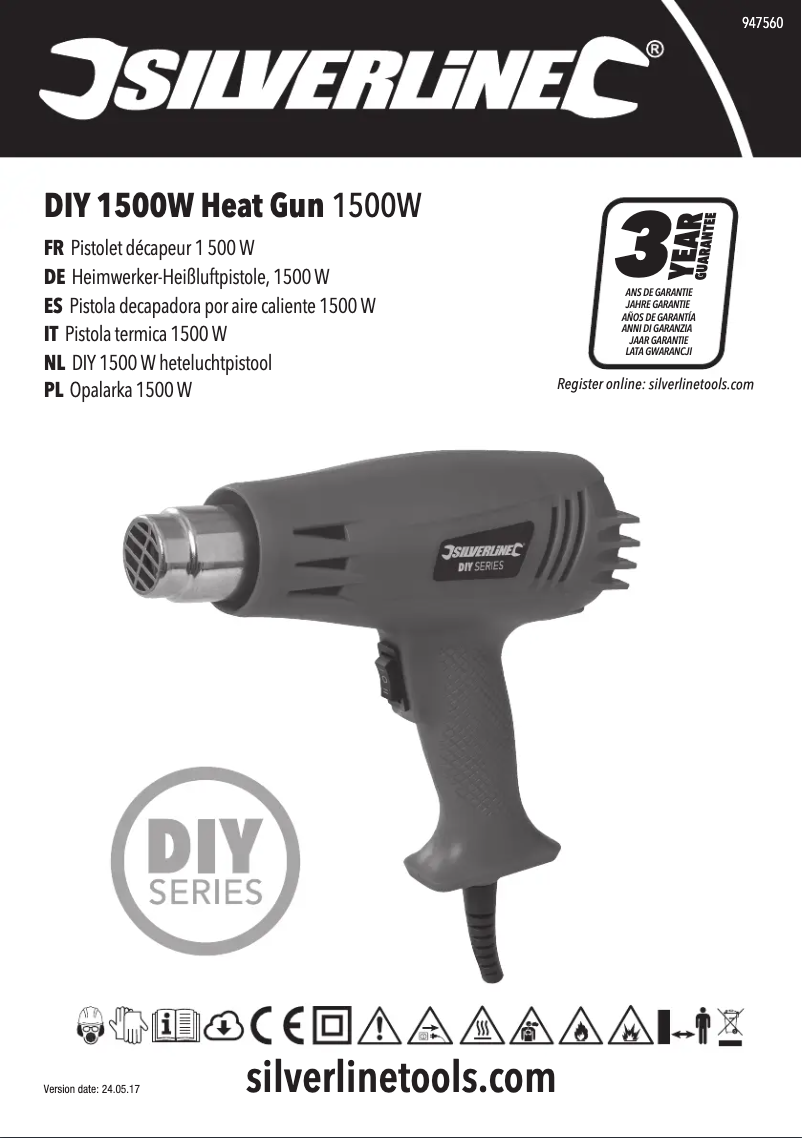 Page n°1 - Manuel utilisateur Silverline 947560