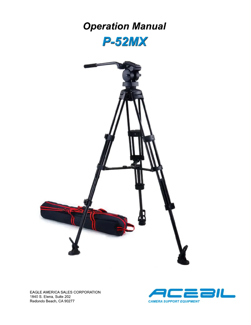 Page n°1 - Manuel utilisateur Acebil P-52GX