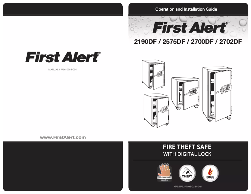 Page 1 de la notice Manuel utilisateur First Alert 2575DF