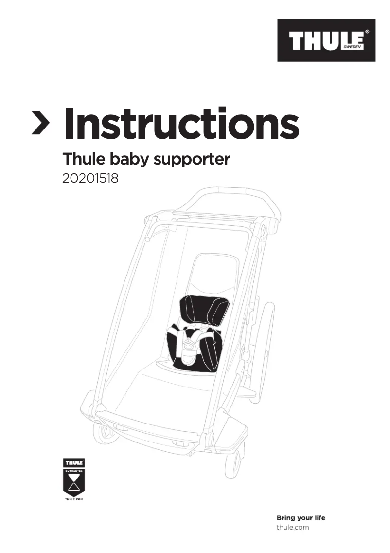 Page n°1 - Manuel utilisateur Thule Baby Supporter