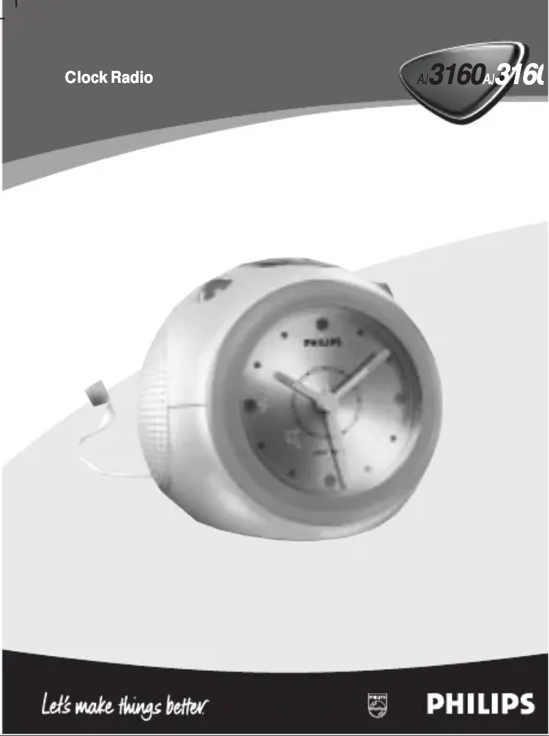 Page n°1 - Manuel utilisateur Philips AJ3160