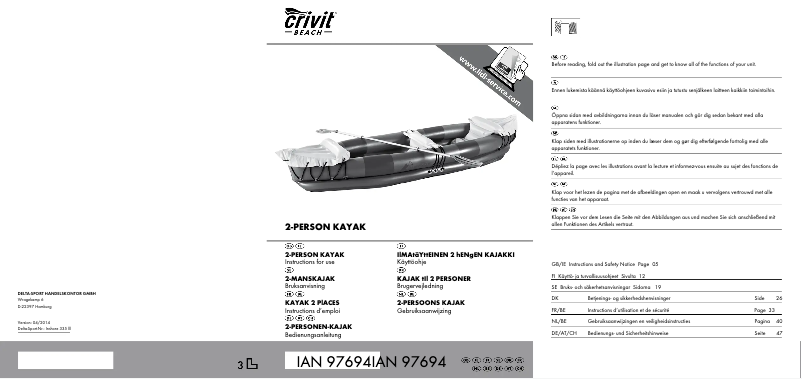 Image de la première page du manuel de l'appareil IAN 97694