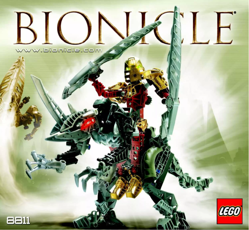Image de la première page du manuel de l'appareil Bionicle 8811