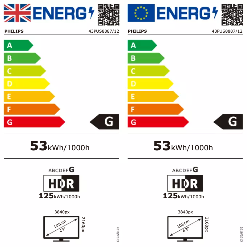 First page image of the manual for 43PUS8887