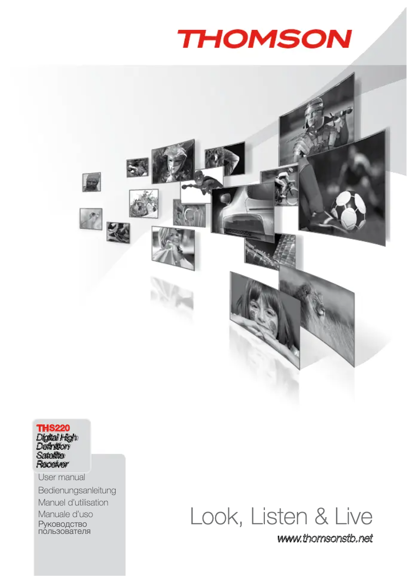 Image de la première page du manuel de l'appareil THS220