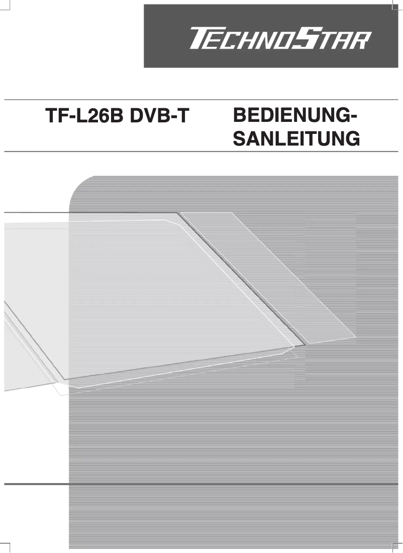 Image de la première page du manuel de l'appareil TF-L26B DVB-T